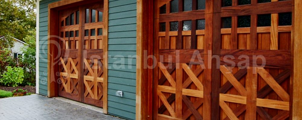Ahşap Garaj Kapısı