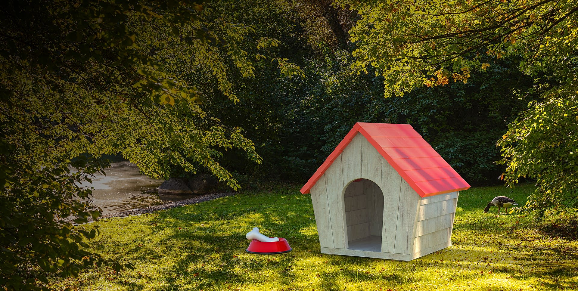 Ahşap Köpek Kulübeleri